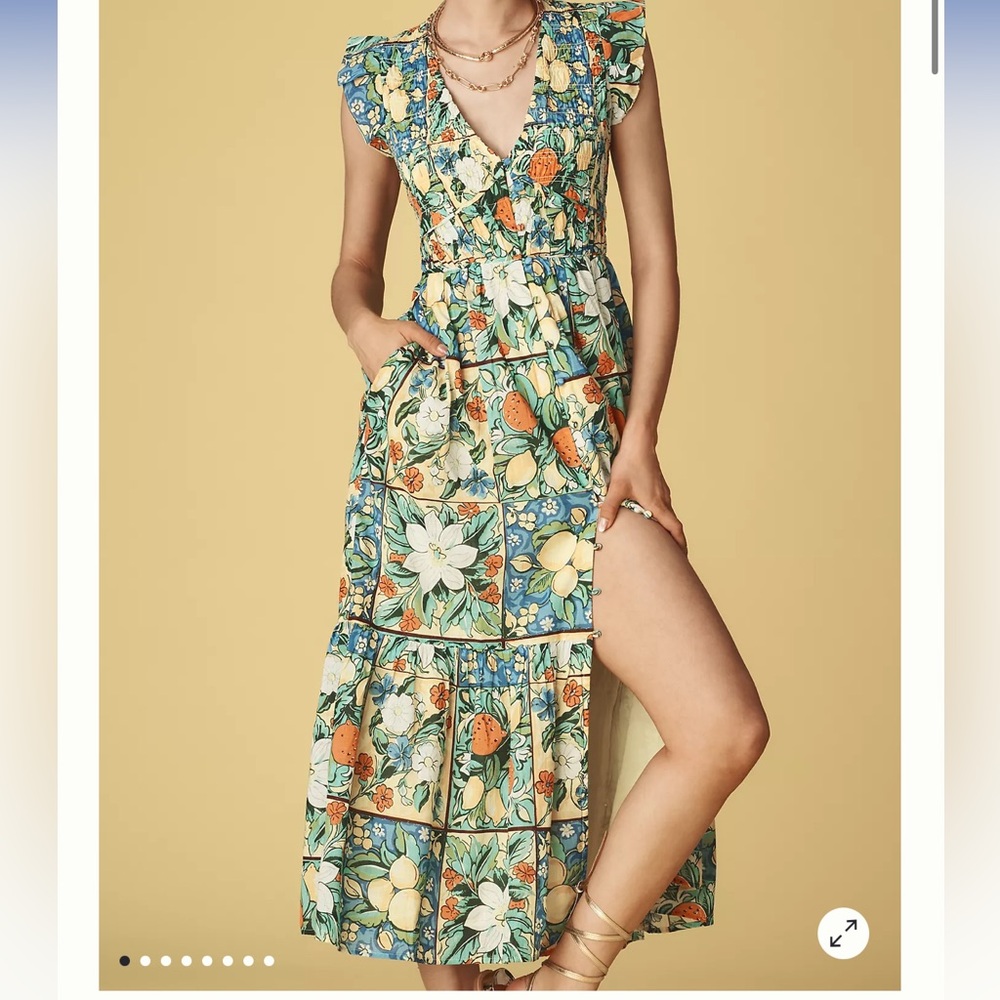 Anthropologie The Peregrine Midi Dress - XS